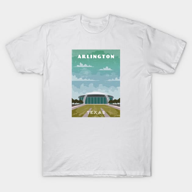 Arlington, USA.Retro travel poster T-Shirt by GreekTavern